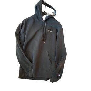 Champion Black Pullover Hoodie Mens L